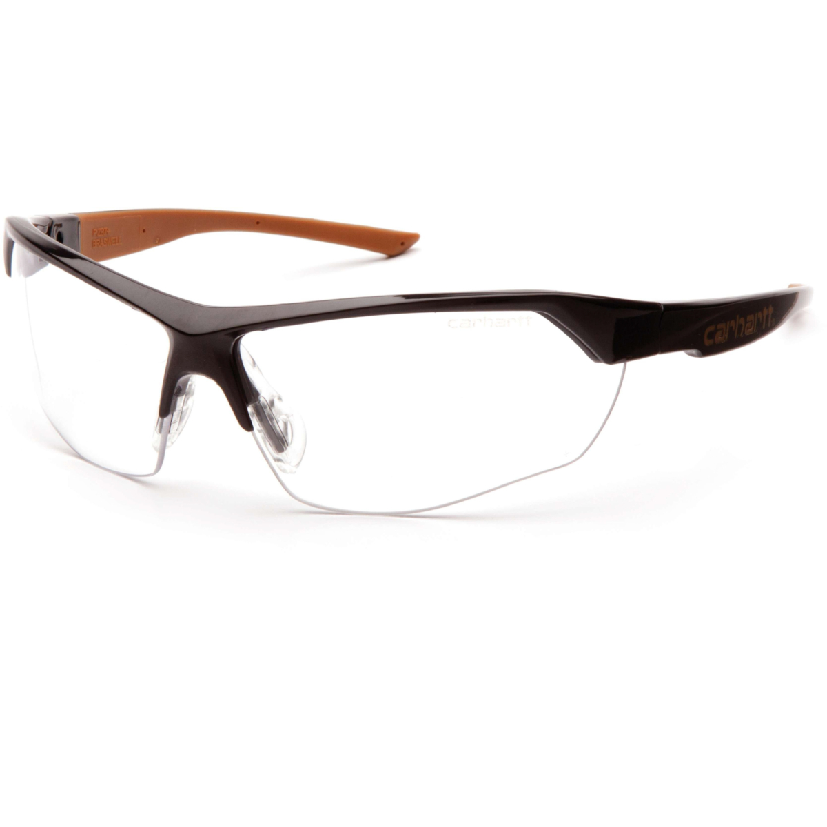 ハーフフレームラチェットテンプル安全メガネ