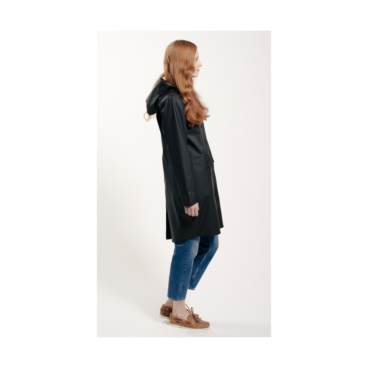 ブラック ファーロ コート 460