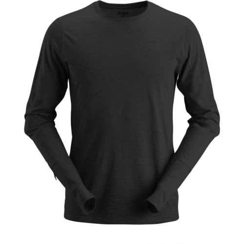 ウール長袖Tシャツ