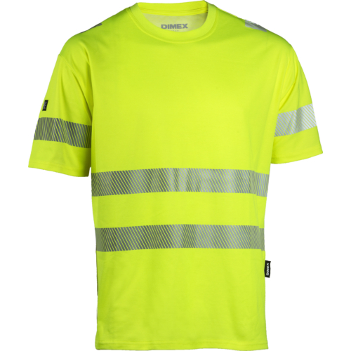 4058Y Dimex Hv-yellow safety t-shirt