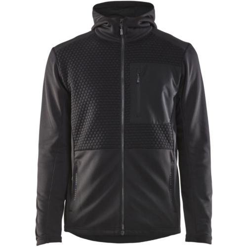 フルレングスのジップ付きパーカー